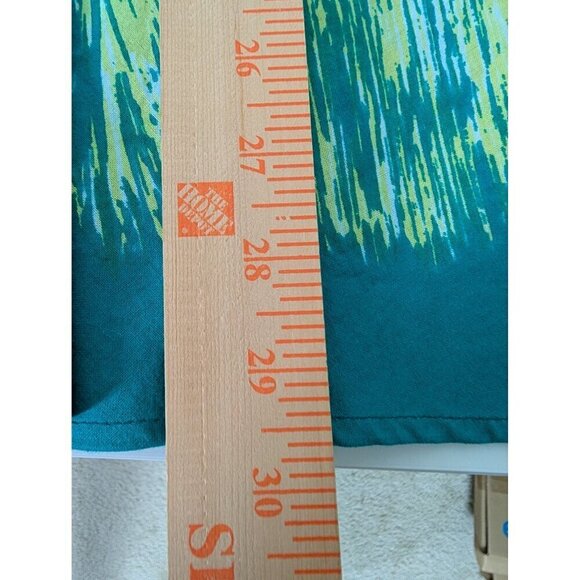 NEW Bernardo Palm Tree Skirt Womens Size XL Blue Sequins 100% Cotton Tropical - Picture 14 of 14